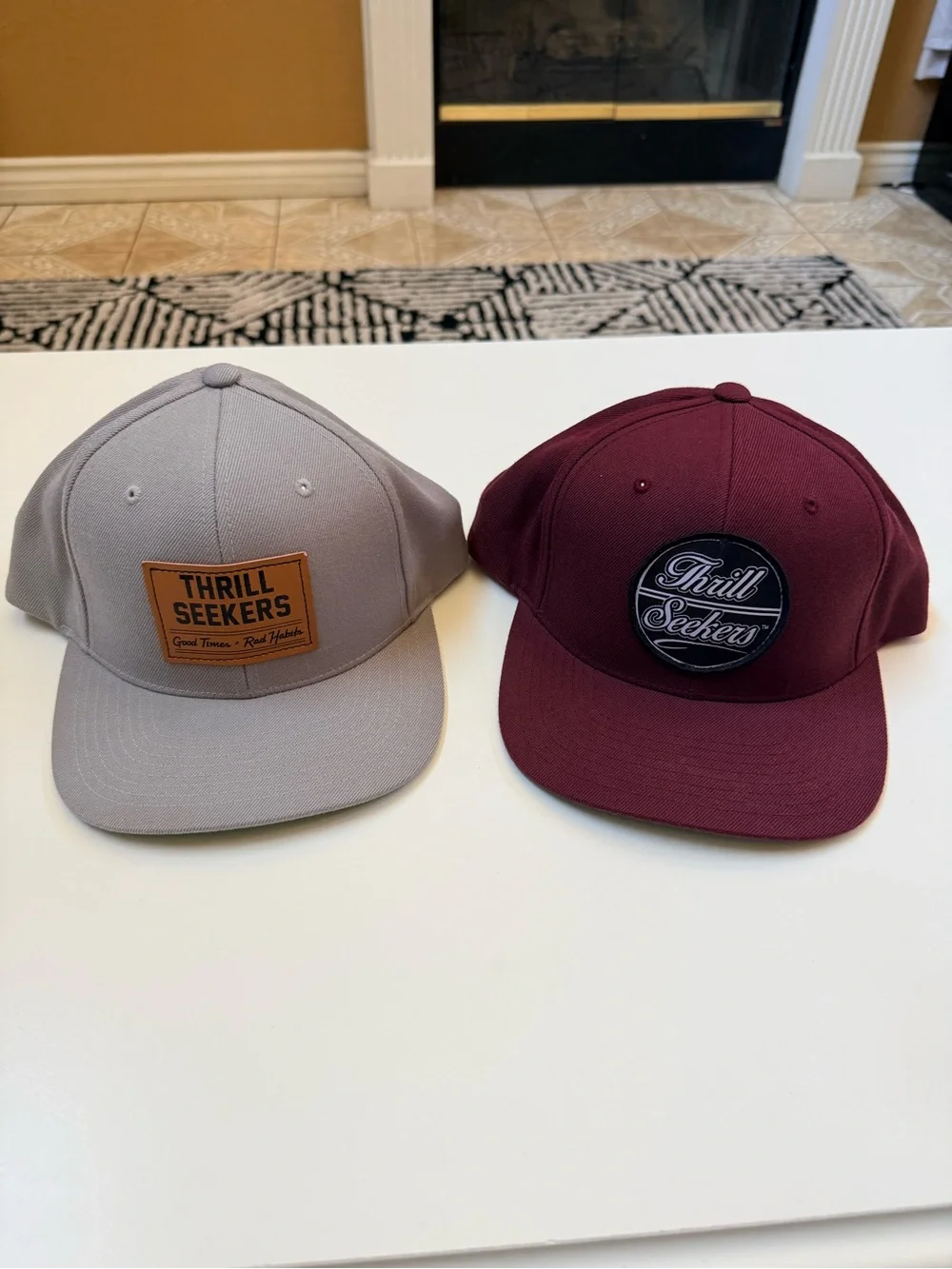 Men's Thrill Seekers SnapBack bundle - Gray and Burgundy